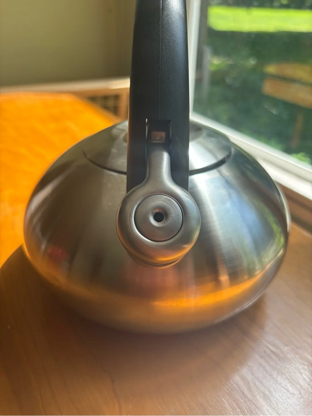 Calphalon Stainless Steel Teakettle with Black Handle